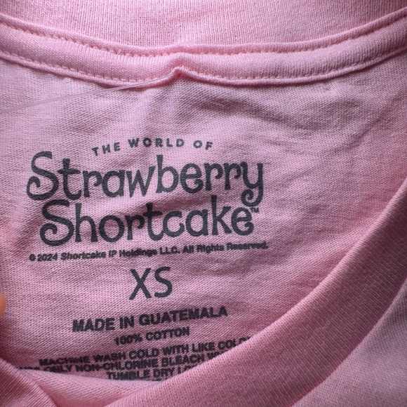 Pink Strawberry Shortcake Graphic Tee - Picture 3 of 3